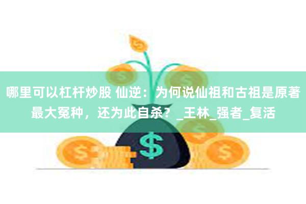 哪里可以杠杆炒股 仙逆：为何说仙祖和古祖是原著最大冤种，还为此自杀？_王林_强者_复活
